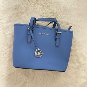Michael Kors Blue Tote Bag